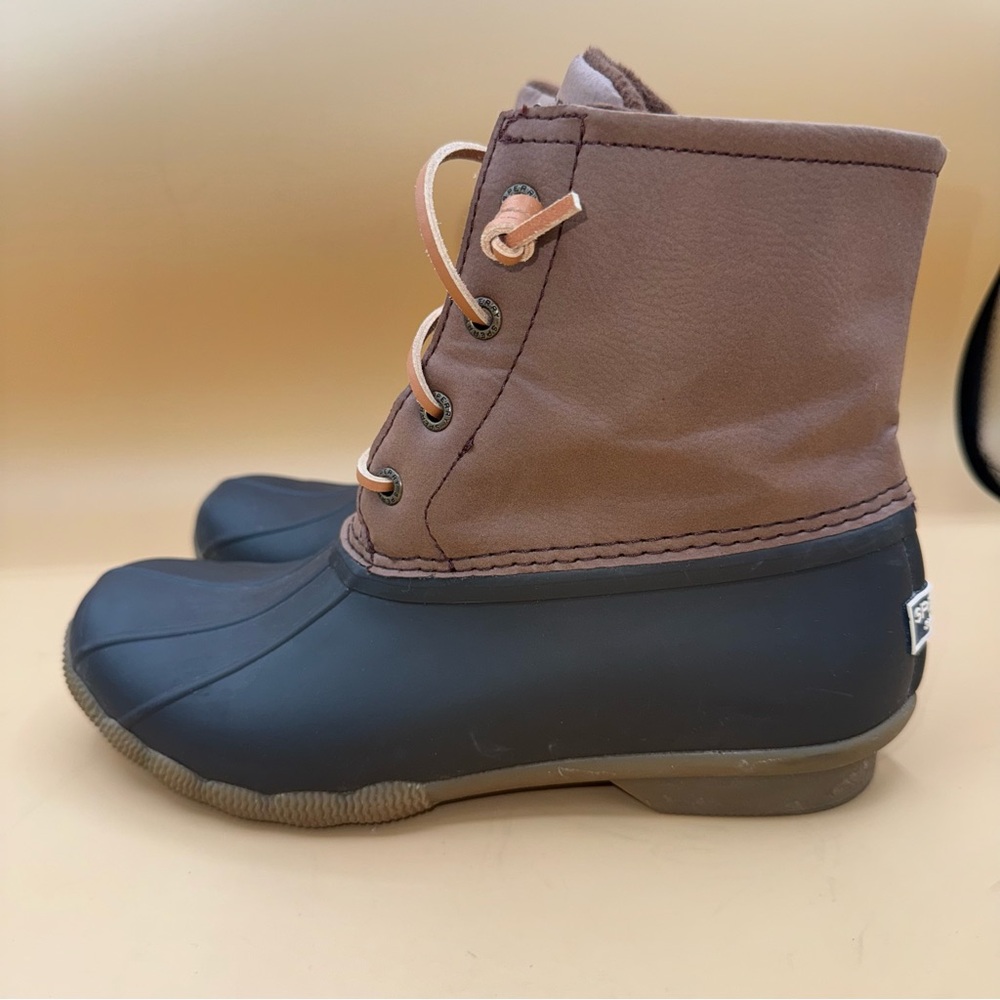 Sperry Saltwater Duck Boots Brown and Black, Waterproof, Women’s Size 7.5, EUC - Picture 4 of 10